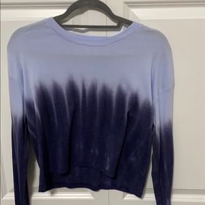 Blue Ombré long sleeve top